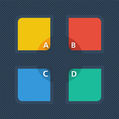 Simply minimal infographic template design.