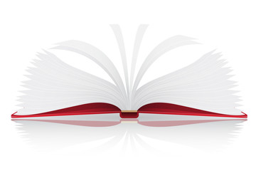 open book vector illustration