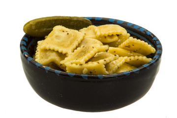 Ravioli with herbs