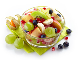 Fresh healthy fruit salad