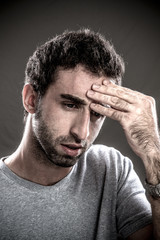 Fototapeta premium Man worried