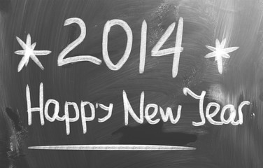  Happy New Year 2014 Concept
