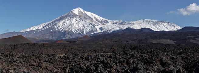 Panorama: Tolbachik Volcano on Kamchatka, Russia