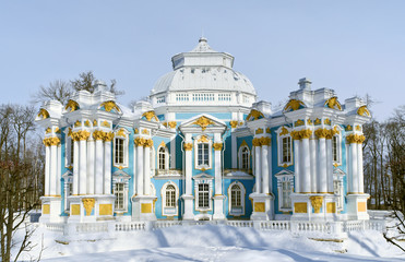 Hermitage Pavilion in Tsarskoe Selo near St.Petersburg, Russia