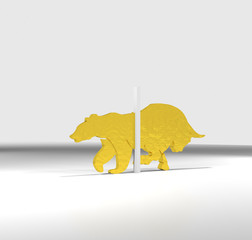 bulle, bär, börse, aktien, kurse,