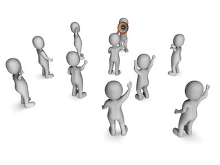 Megaphone Manager Shows Leader Leadership Agreement Explaining A