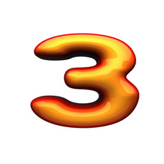 isolated yellow plastic figure