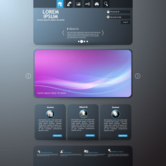 Modern Website Template Design