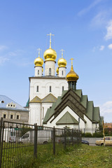 Fototapeta na wymiar Saint Petersburg, cathedral of Fedorovskaya icon