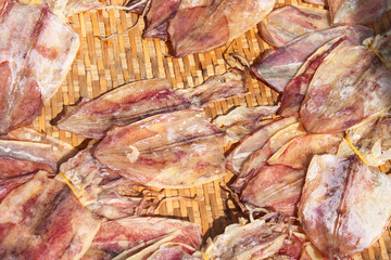 Obraz na płótnie Canvas dried squids