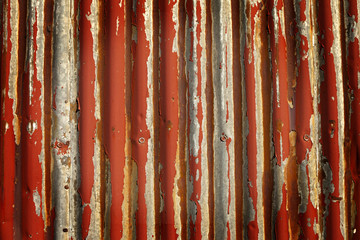 Corrugated Metal Background