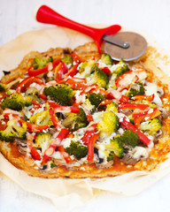 Pizza with vegetables