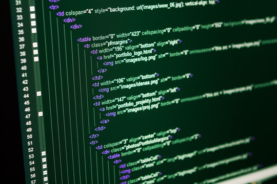 HTML web code