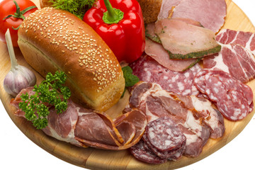 Sausages assortment