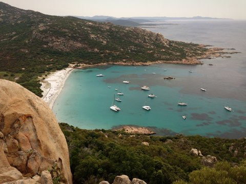 Plage de Rocappina bleue turquoise