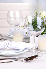 Table arrangement in restaurant