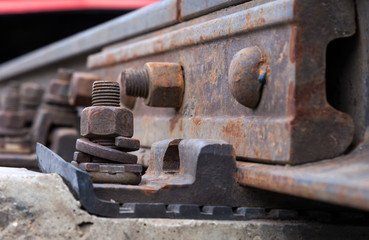 Detail of railway track