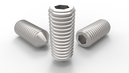 Gewindestift mit Innensechskant mit Spitze