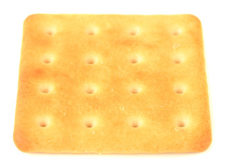 Delicious cracker isolated on white