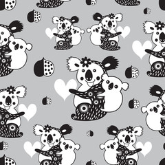texture funny koala