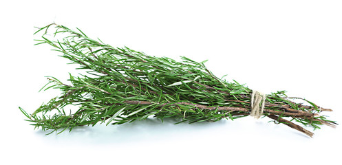 Fresh rosemary, isolated on white