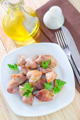 fried meat