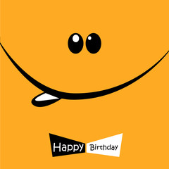 Happy Birthday Smile tie