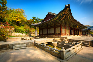 Obraz premium Park of Changgyeonggung Palace, Seoul, South Korea.