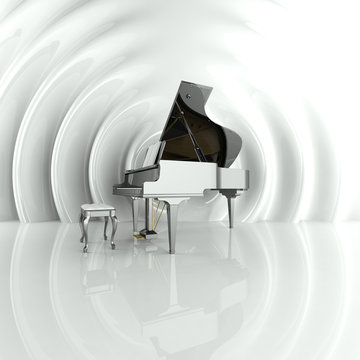 Fl&uuml;gel, Piano, Musik, Sound