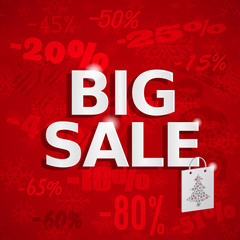 Christmas sales background