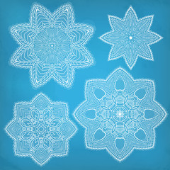 Beautiful circular ornaments for design.