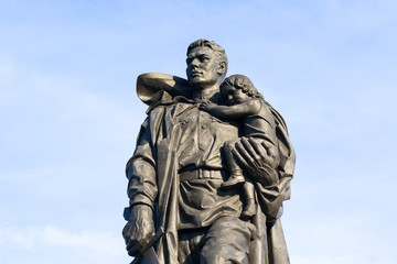 Fototapeta na wymiar Soviet War Memorial (Treptower Park). Berlin. Germany