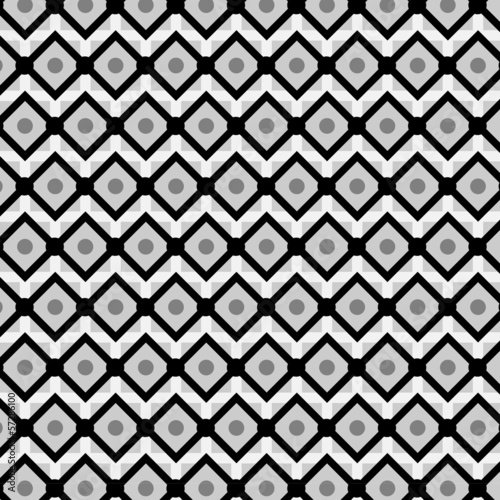 Fototapete Hintergrund Muster Schwarz Weiss Rauten Quadrate Und Kreise Icachet