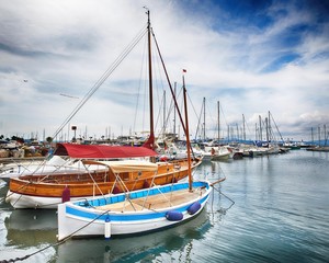 Yach in Saint Tropez - HDR