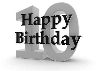 Happy Birthday for 10th birthday