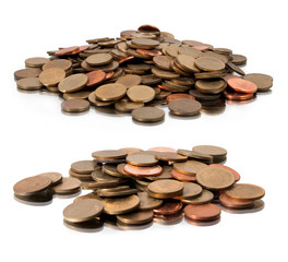 Pile of coins
