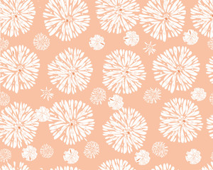 abstract flower pattern