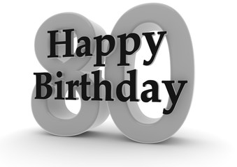 Happy Birthday for 80th birthday