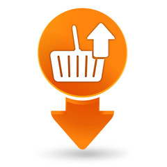 retirer du panier sur signet orange