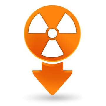nucléaire sur signet orange