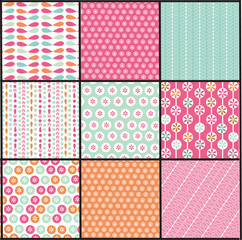 Set of seamless patterns