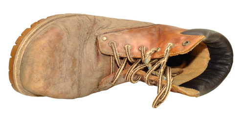 Old Worn Out Work Boot