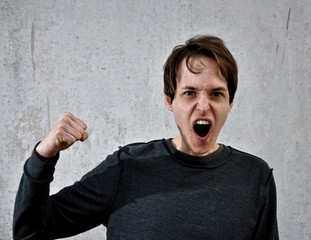 very angry young man