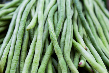 Long beans, in the Thai market