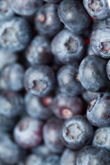 Heap of blueberries