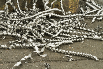 swarf industrial background