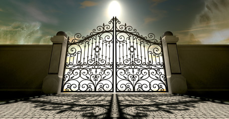 Heavens Closed Ornate Gates