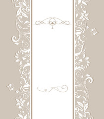 Pastel retro wedding invitation