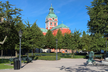 Saint James Church in Stockholm, Sweden