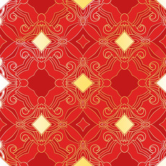 Holiday red them pattern